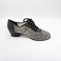 Black/Silver Mesh #200205 - EveriseDanceShoes