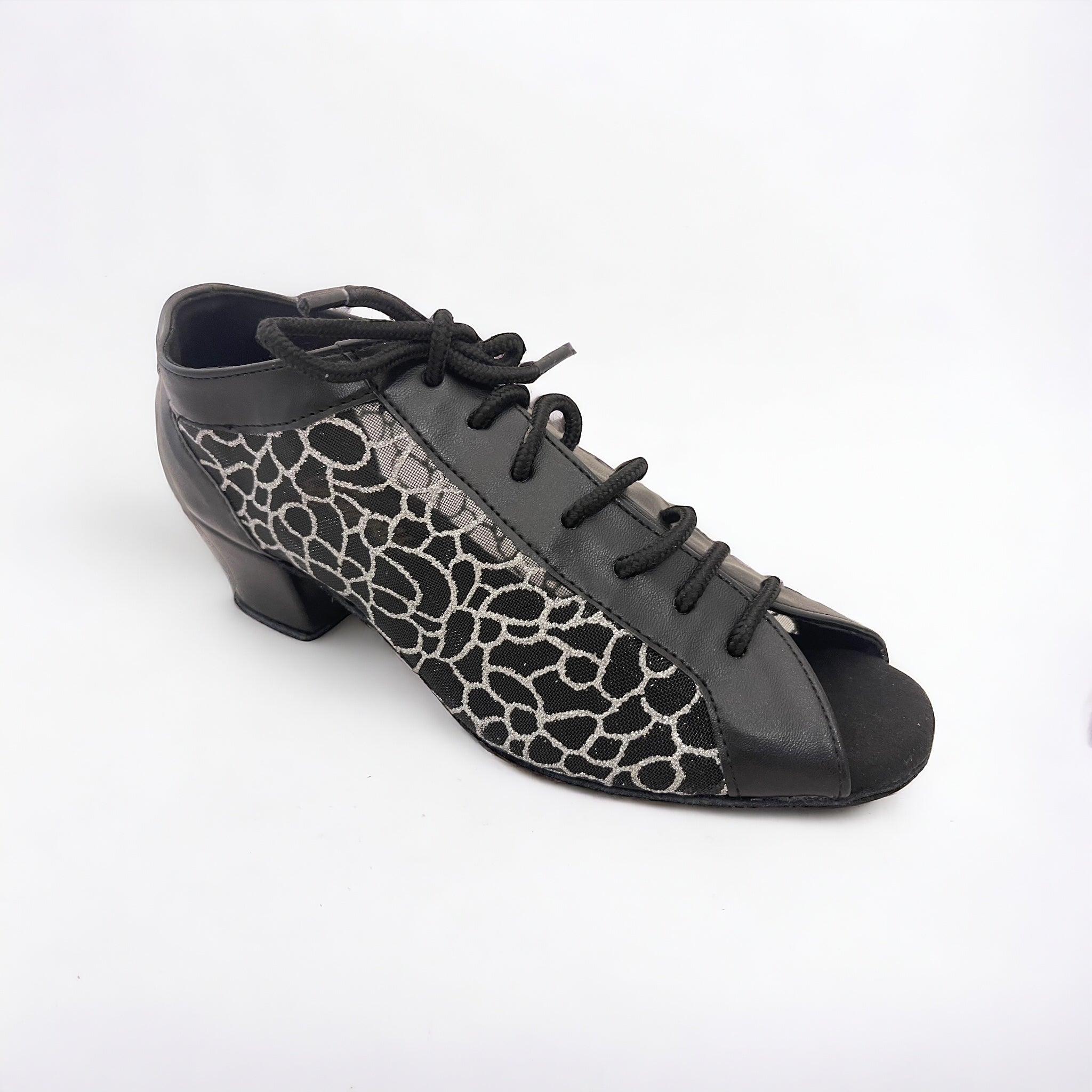 Black Mesh Flower #7564305 - EveriseDanceShoes