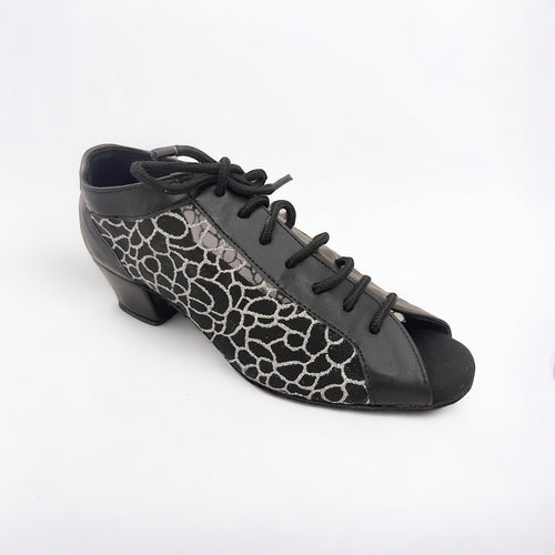 Black Mesh Flower #7564305 - EveriseDanceShoes