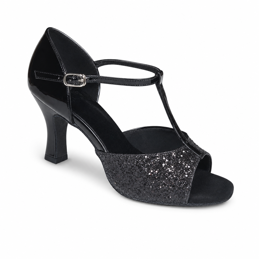 Black Sparkles #160901 - EveriseDanceShoes