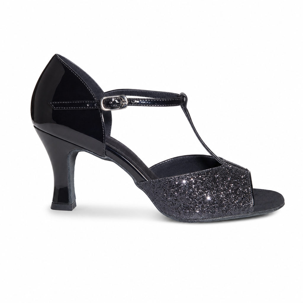 Black Sparkles #160901 - EveriseDanceShoes
