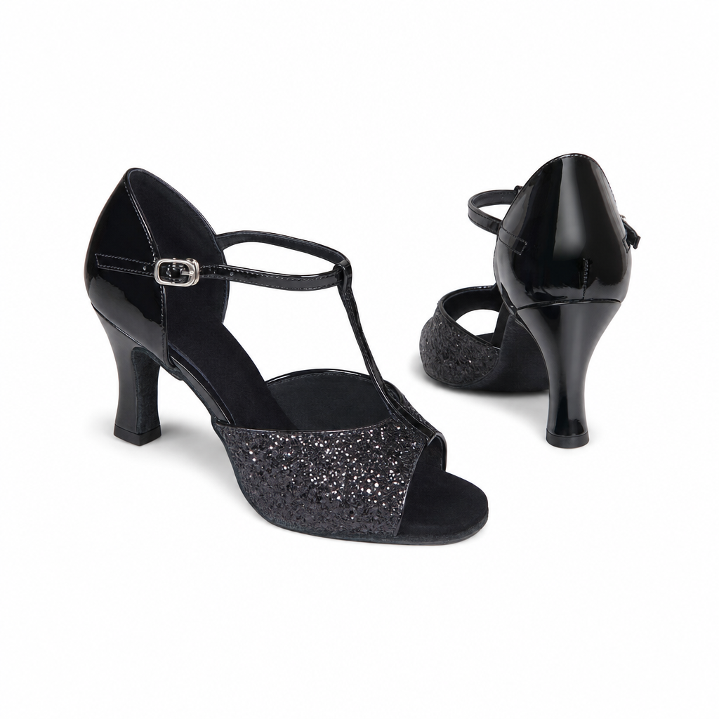 Black Sparkles #160901 - EveriseDanceShoes