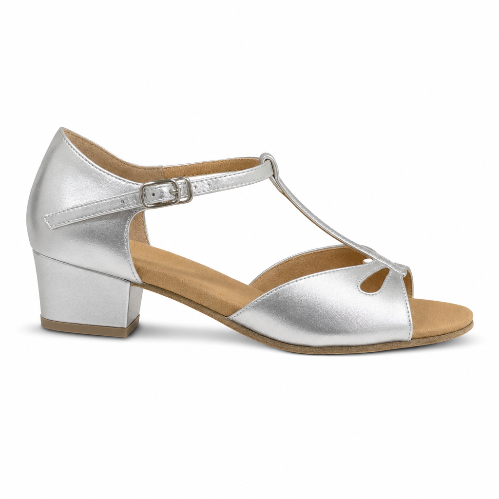 Silver Color # 160001B - EveriseDanceShoes