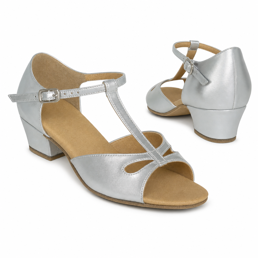 Silver Color # 160001B - EveriseDanceShoes