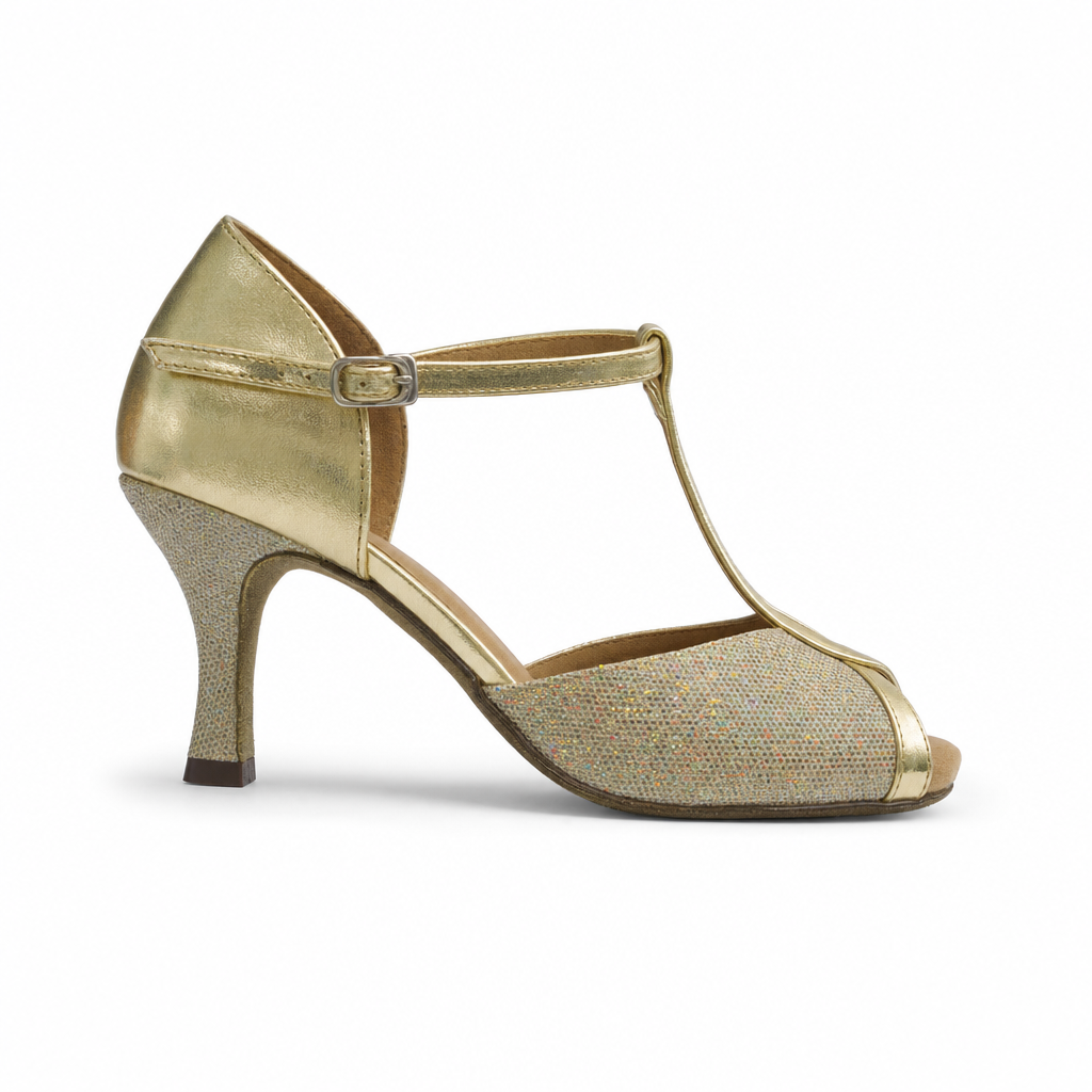 Gold Sparkling #169106 - EveriseDanceShoes