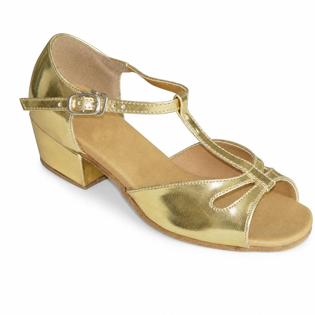 Gold Color # 160002B - EveriseDanceShoes