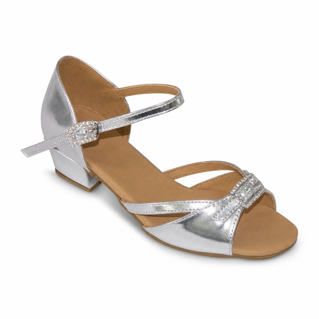 Silver Diamond #172001B - EveriseDanceShoes