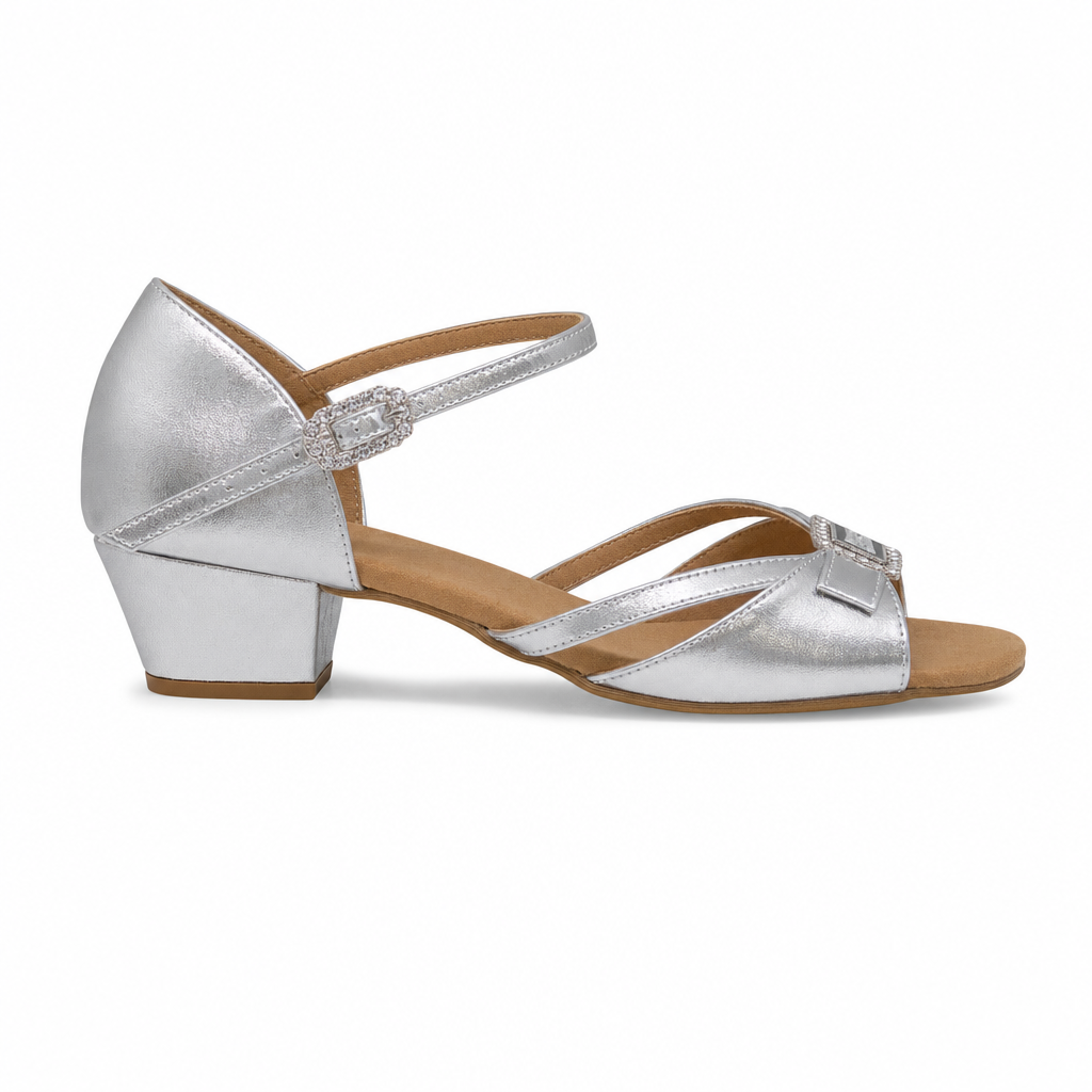 Silver Diamond #172001B - EveriseDanceShoes