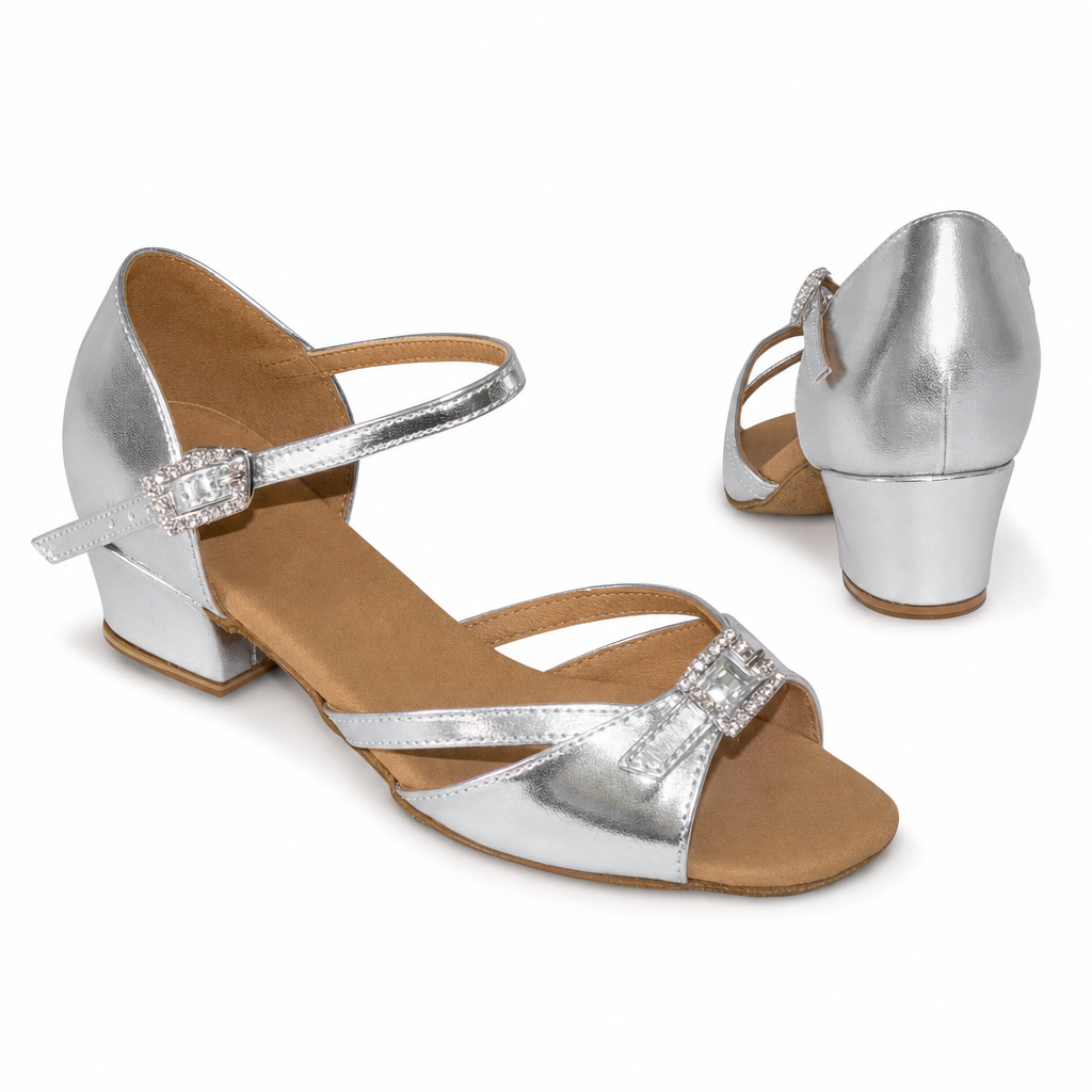Silver Diamond #172001B - EveriseDanceShoes