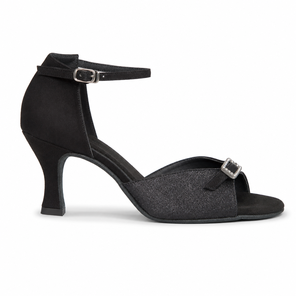 Black Satin # 163702 - EveriseDanceShoes