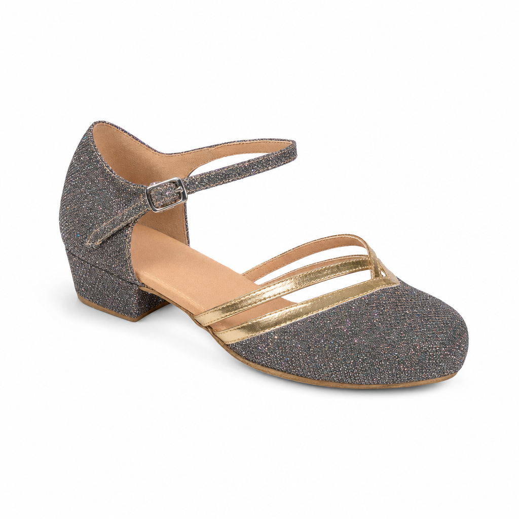 Gold Glitter # 888108A - EveriseDanceShoes