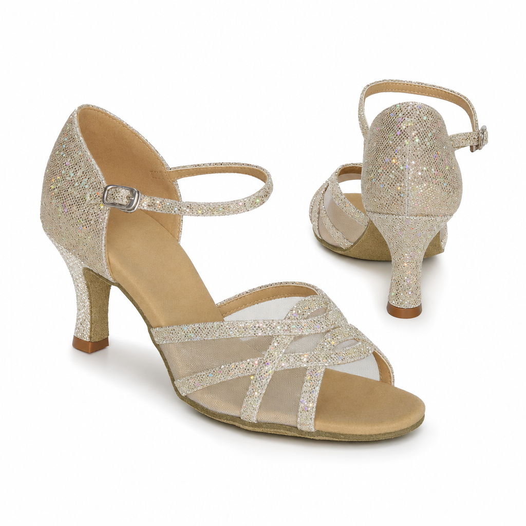Gold Rainbow # 165603 - EveriseDanceShoes
