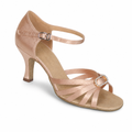 Flesh Satin/Diamond #166501 - EveriseDanceShoes
