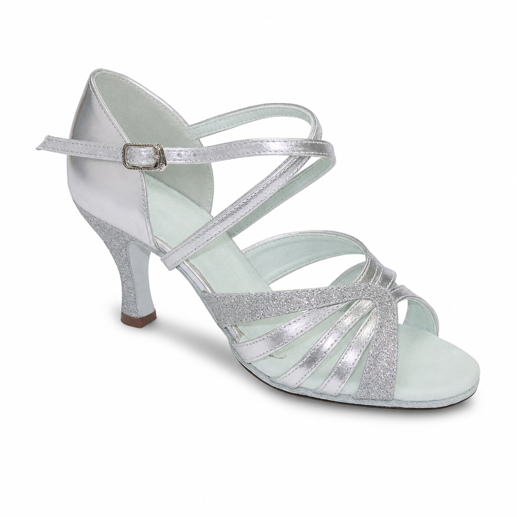 Silver Glitter # 166802 - EveriseDanceShoes