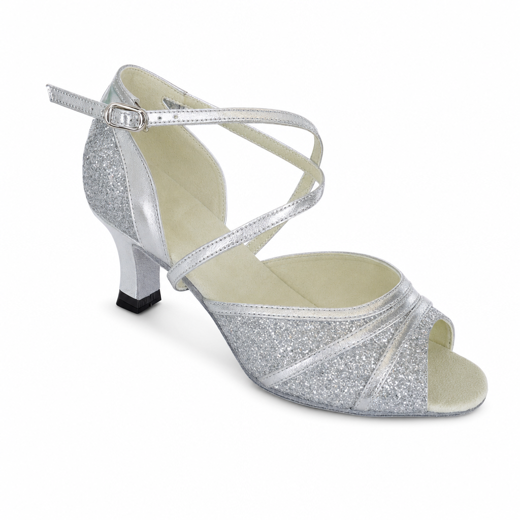 Silver Sparkling # 164902 - EveriseDanceShoes