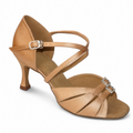 Flesh Satin Diamond # 172403 - EveriseDanceShoes