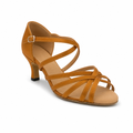 Tan Satin # 171003 - EveriseDanceShoes
