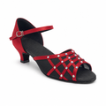 Red/Black Mesh # 168102 - EveriseDanceShoes