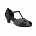 Black/Grey Sparkle #270609 - EveriseDanceShoes