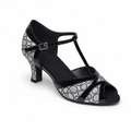 Black/Silver Glitter #271201 - EveriseDanceShoes