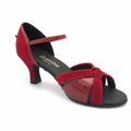 Red suede + Leather # 174802 - EveriseDanceShoes