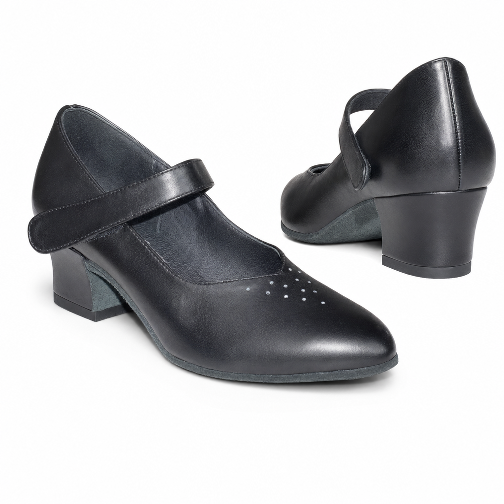 Black Leather # 682603 - EveriseDanceShoes