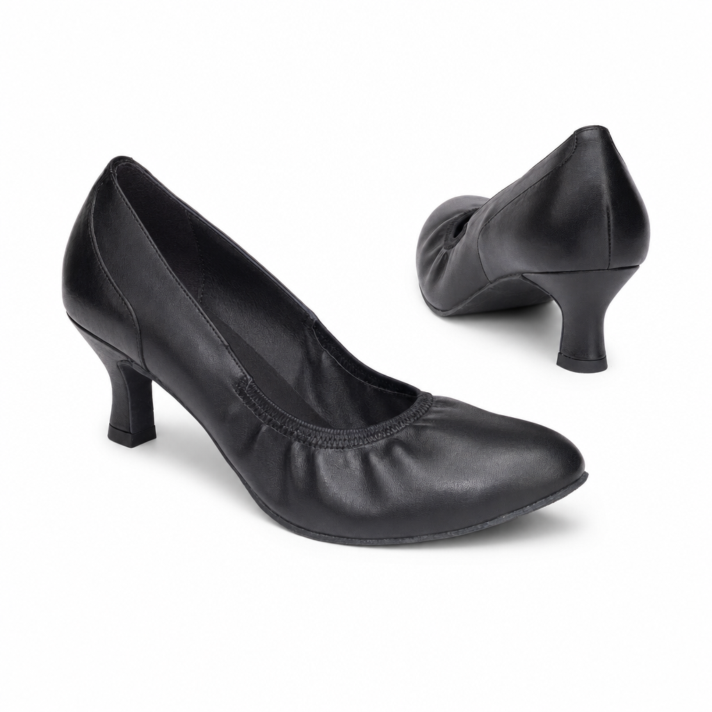 Black leather # 680403 - EveriseDanceShoes