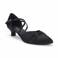 Black Satin # 683602 - EveriseDanceShoes