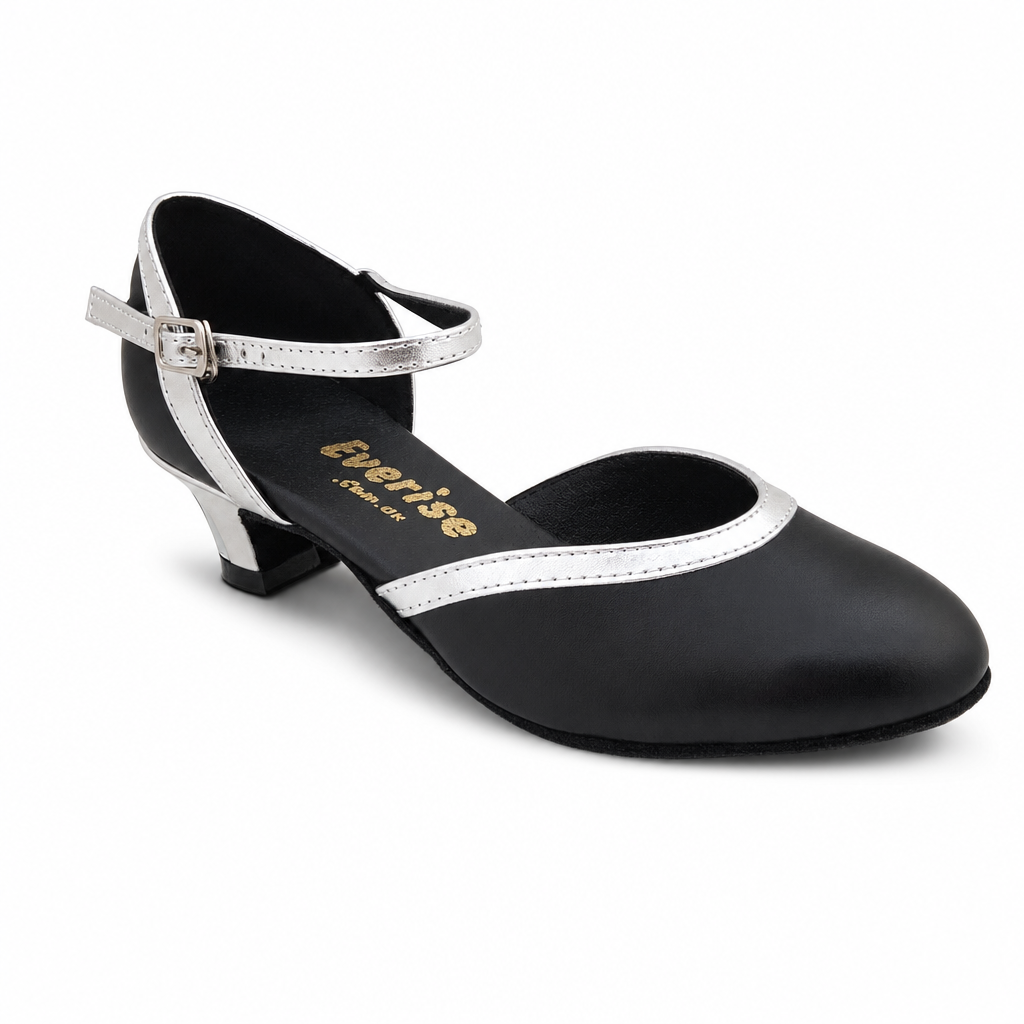 Black Leather / Silver # 681216