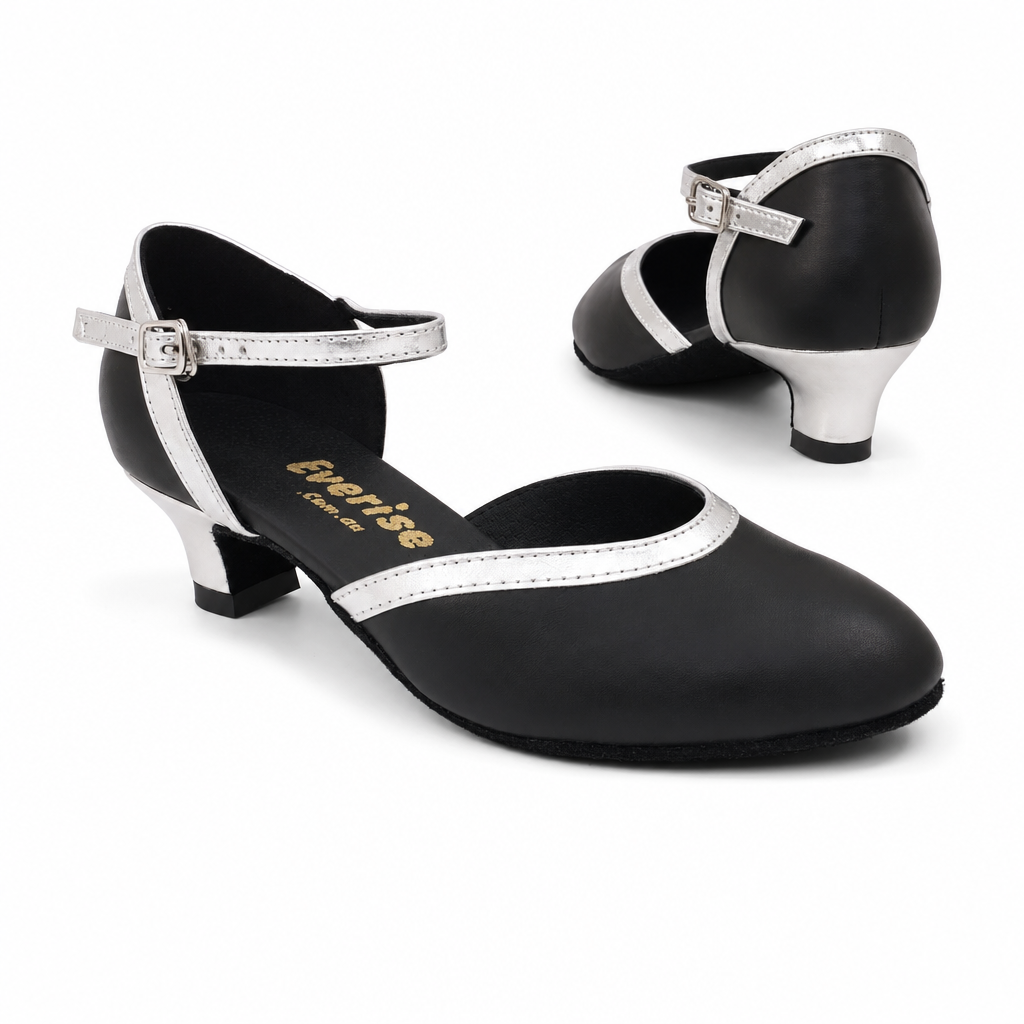 Black Leather / Silver # 681216