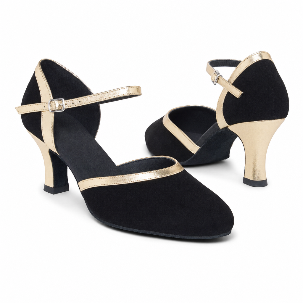 Black/Gold # 681202 - EveriseDanceShoes
