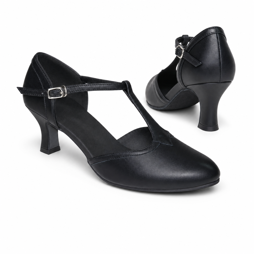 Black Leather # 681408 - EveriseDanceShoes