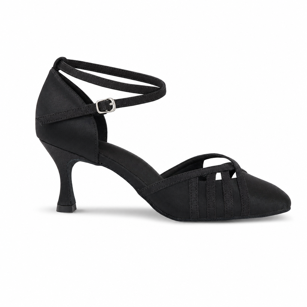 Black Satin # 685702 - EveriseDanceShoes