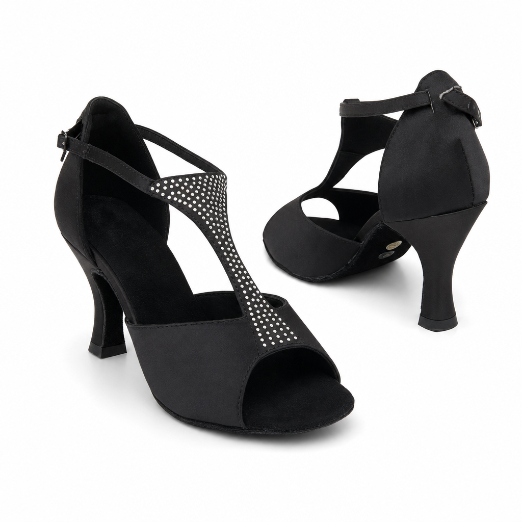 Black/T-Diamonds # 7591273 - EveriseDanceShoes