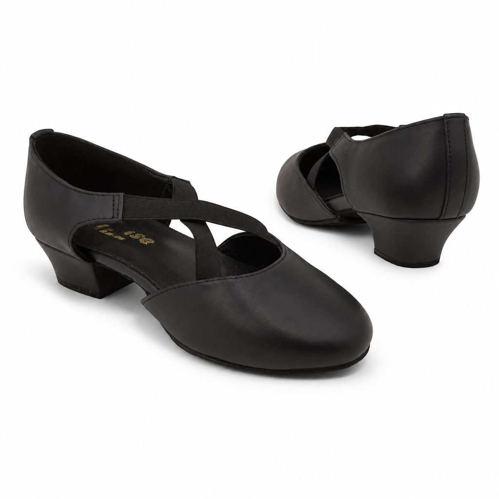 Black Leather # 730701 - EveriseDanceShoes