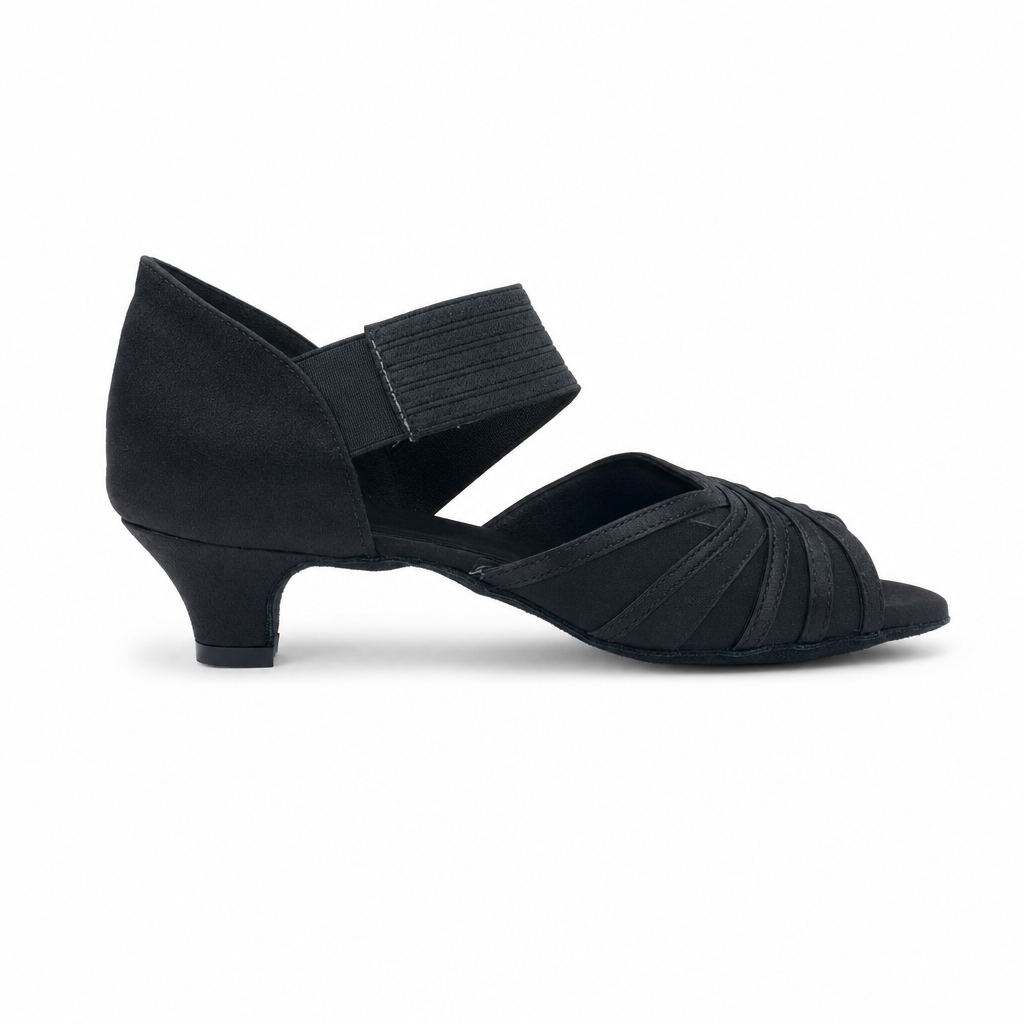 BLACK Satin # 75279502 - EveriseDanceShoes