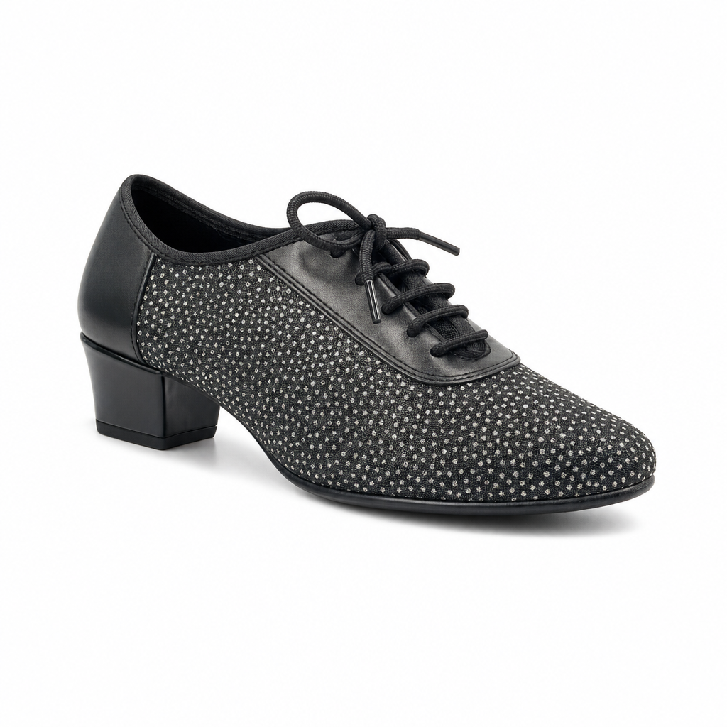 Black Mesh/Silver Sparkle #200204