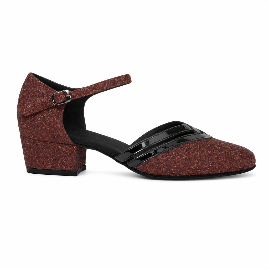 Red Glitter # 888108B - EveriseDanceShoes
