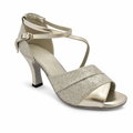 Silver Glitter # 165907 - EveriseDanceShoes