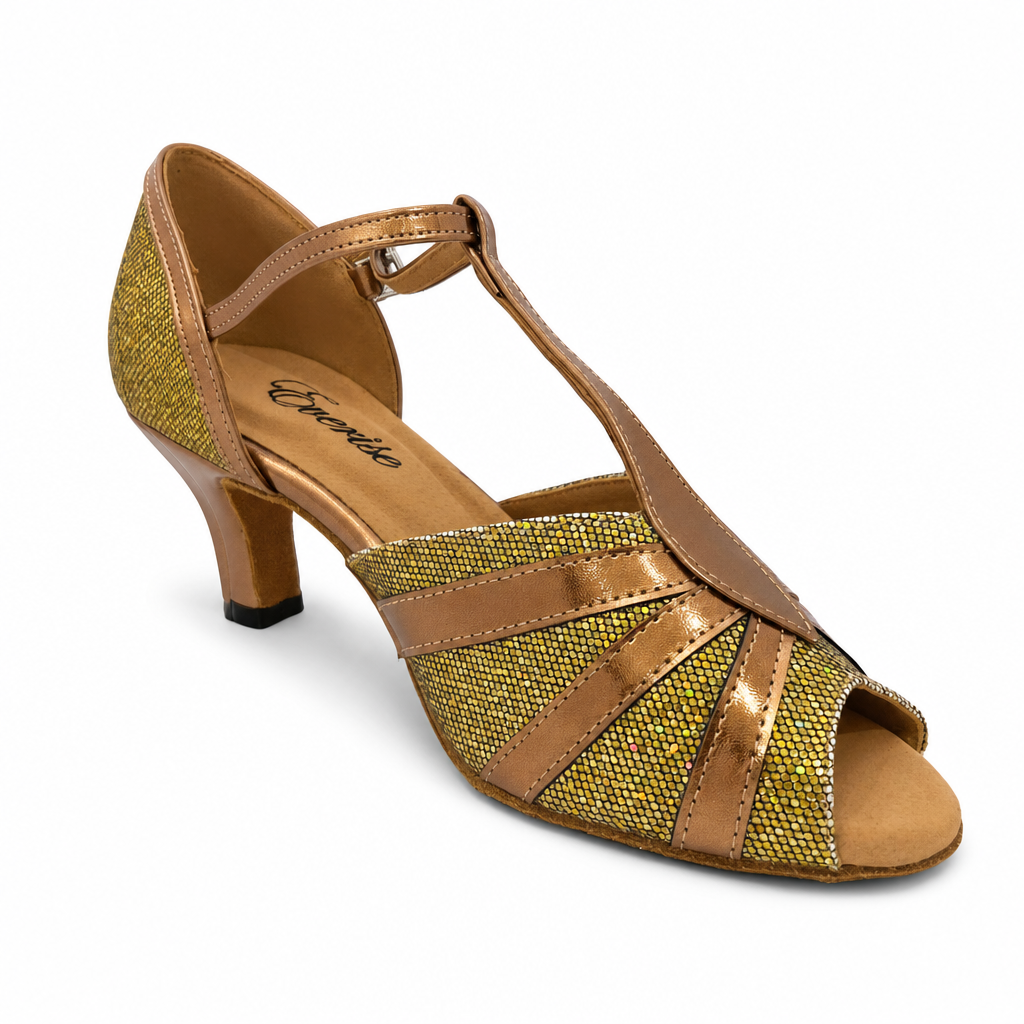 Gold/Bronze # 500501 - EveriseDanceShoes