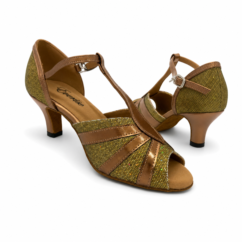 Gold/Bronze # 500501 - EveriseDanceShoes