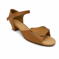 Tan Satin / Velco Strap # 167802 - EveriseDanceShoes
