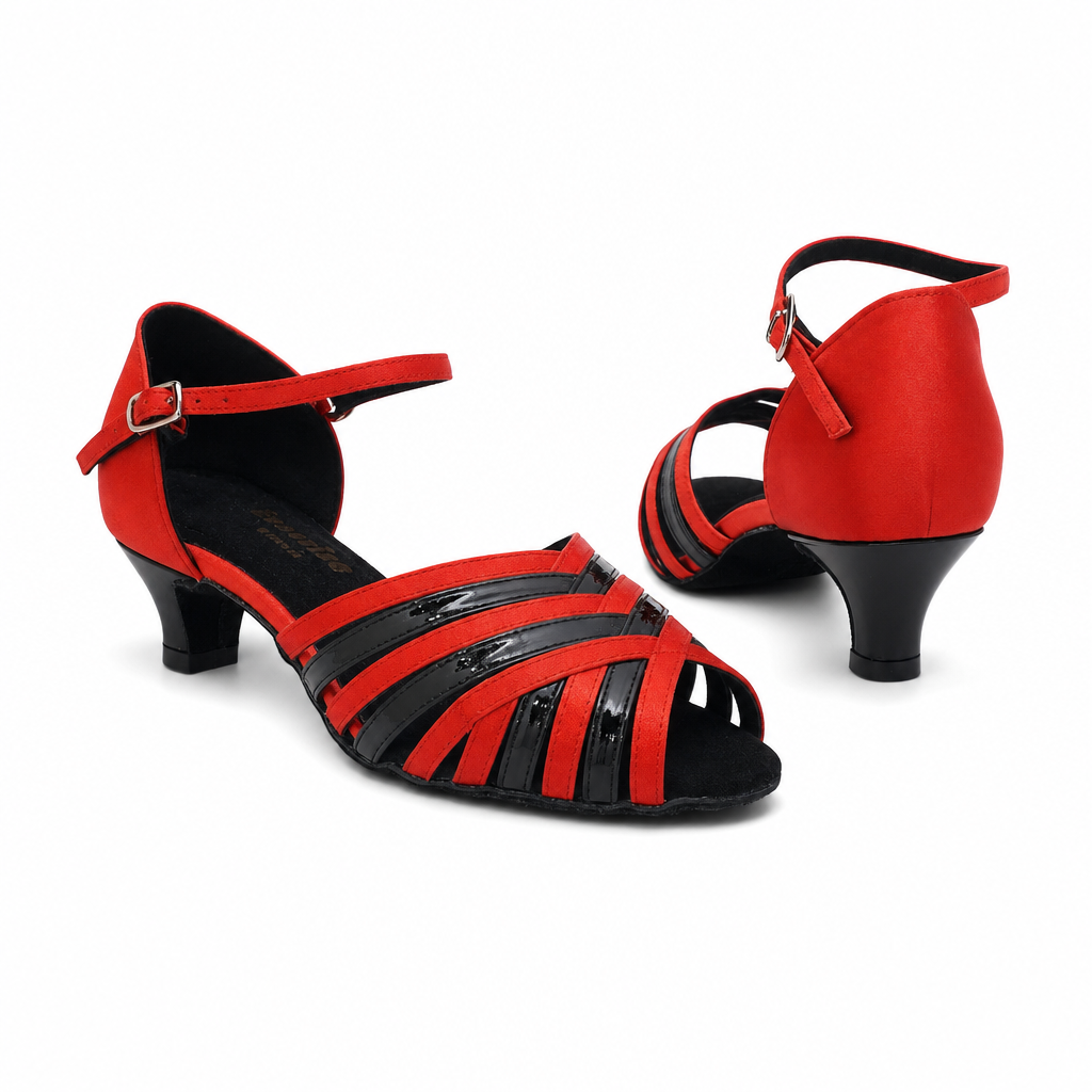Red/Black Stripes # 75373102 - EveriseDanceShoes