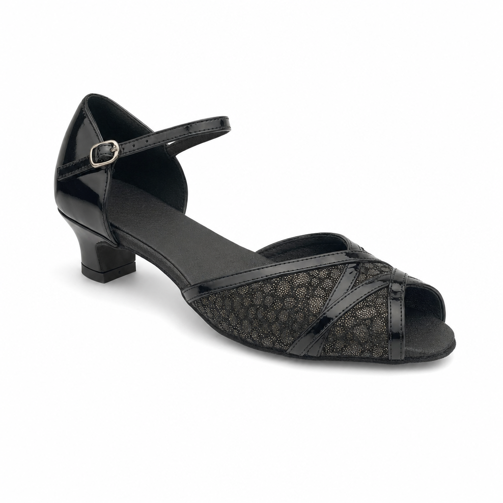 Black Shiny #173002 - EveriseDanceShoes