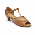 Tan Satin Sparkle #168505 - EveriseDanceShoes