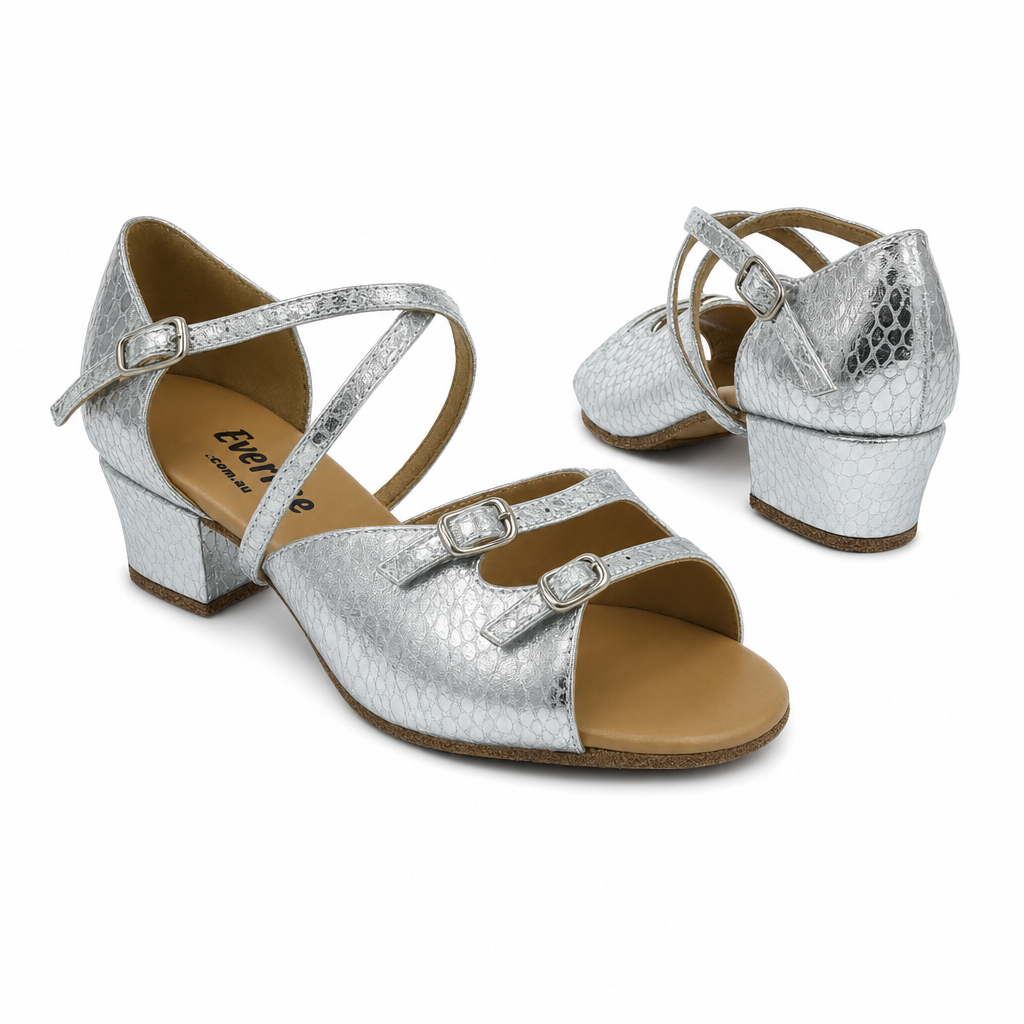 Silver Adjustable # 175205 - EveriseDanceShoes