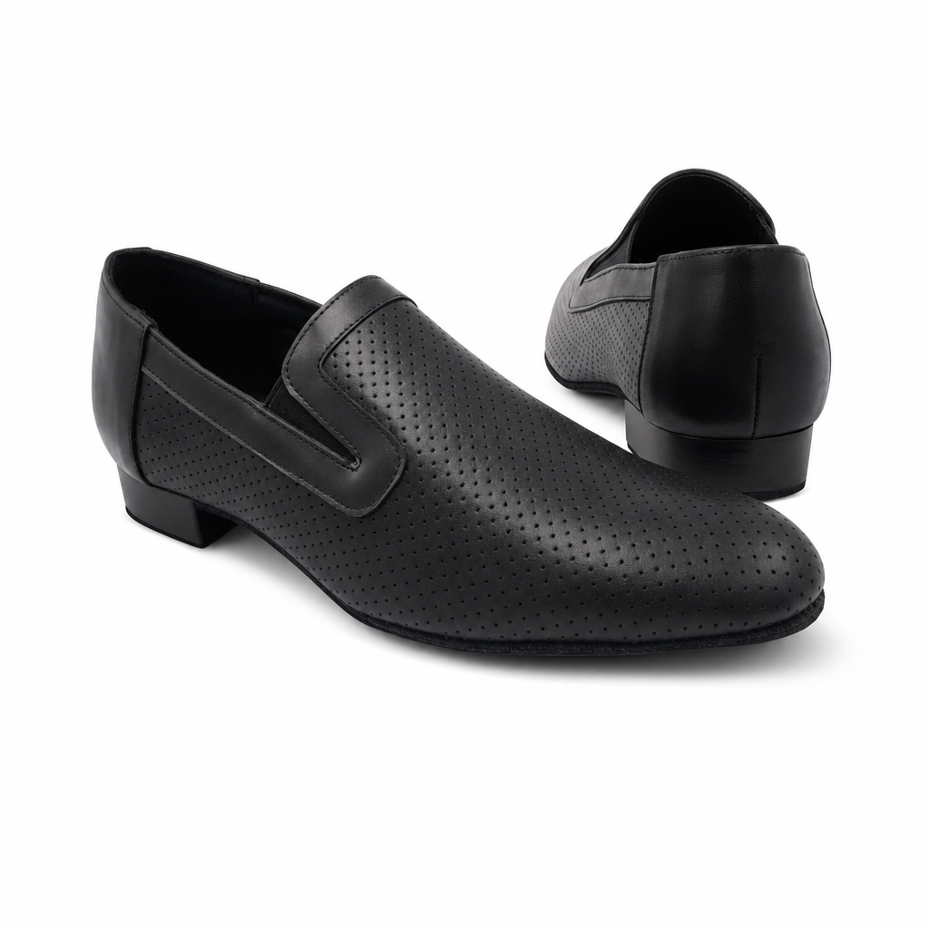 Black Leather #  76002 - EveriseDanceShoes