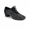 Black Silver Flower - EveriseDanceShoes