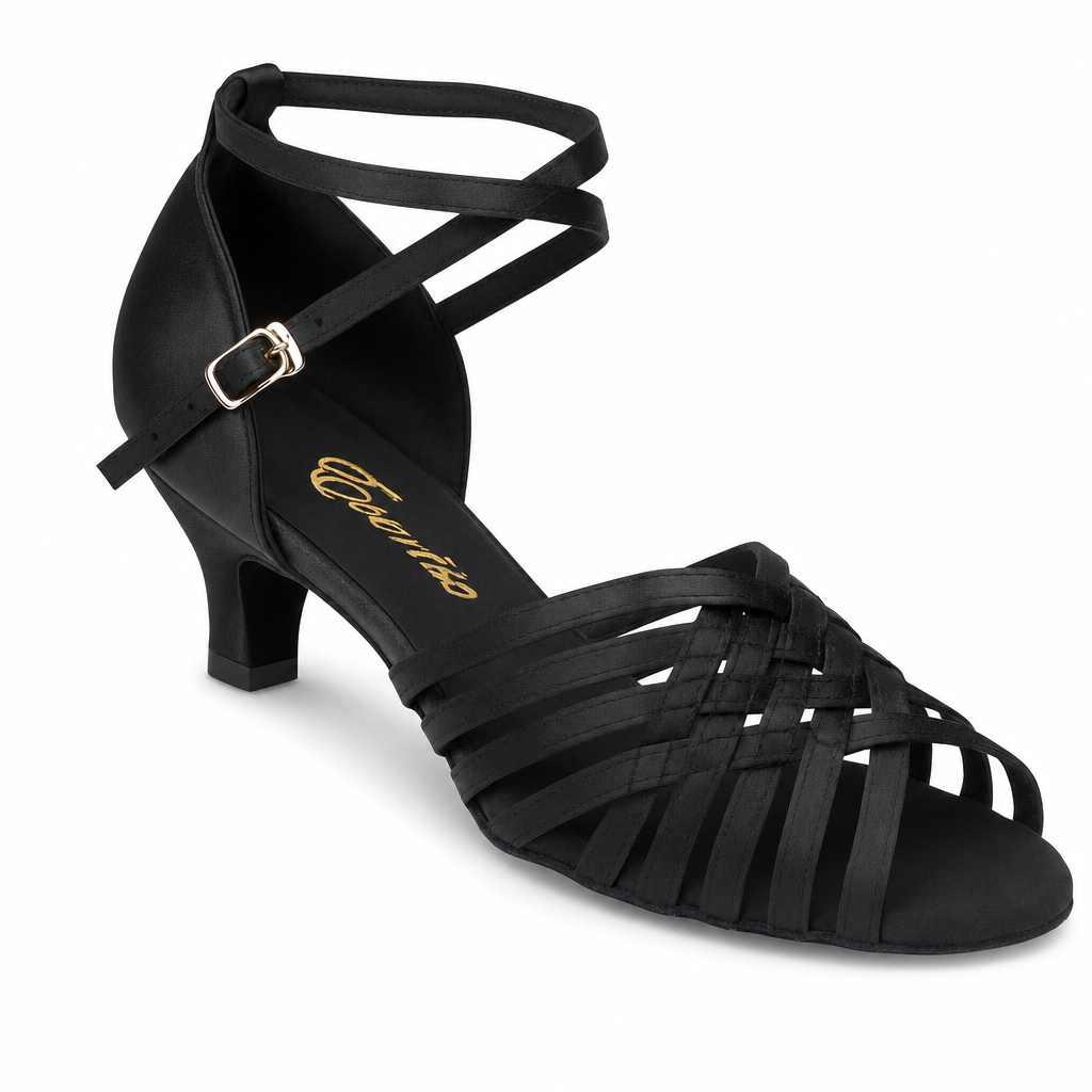 Black Satin #845151 - EveriseDanceShoes