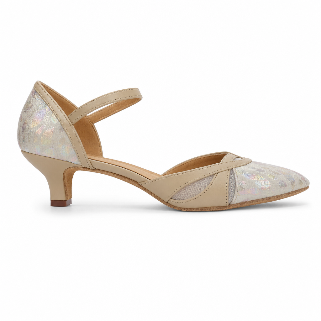 Beige Elegance - EveriseDanceShoes